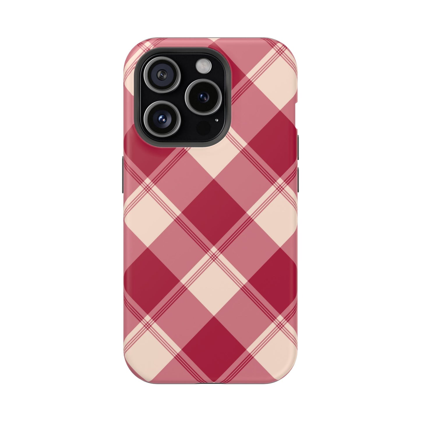 Classic Red Plaid MagSafe iPhone Case - BOGO Cases