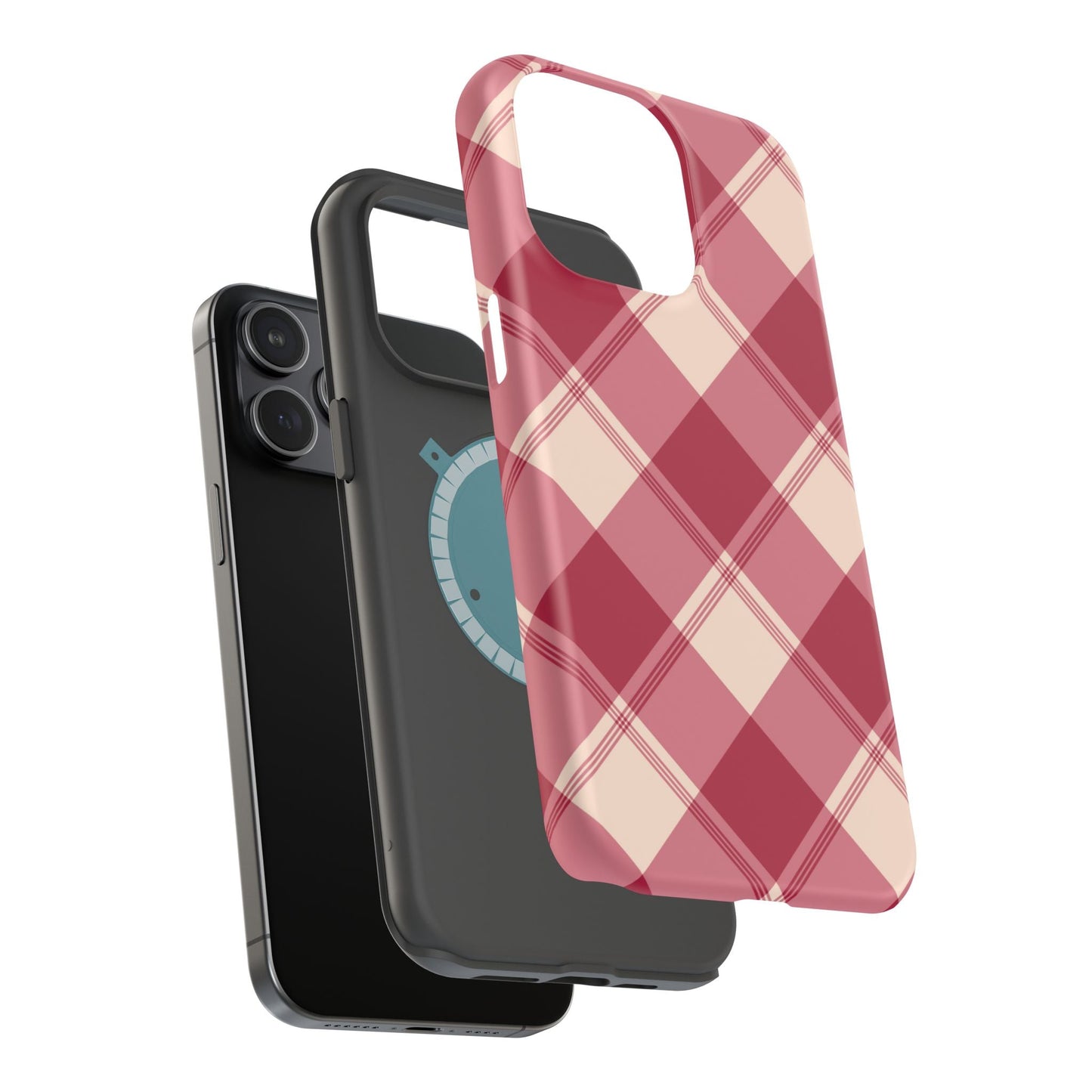 Classic Red Plaid MagSafe iPhone Case - BOGO Cases