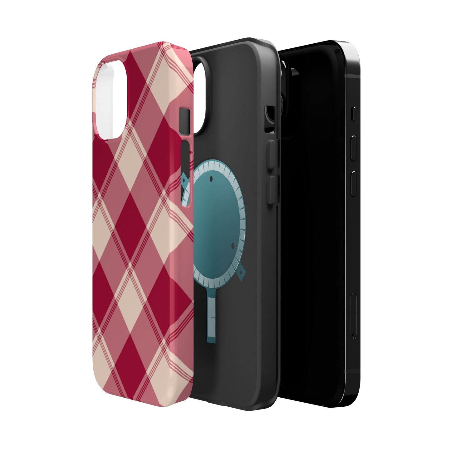 Classic Red Plaid MagSafe iPhone Case - BOGO Cases