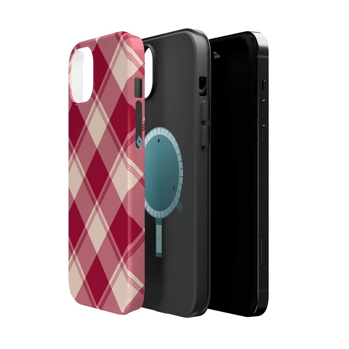 Classic Red Plaid MagSafe iPhone Case - BOGO Cases