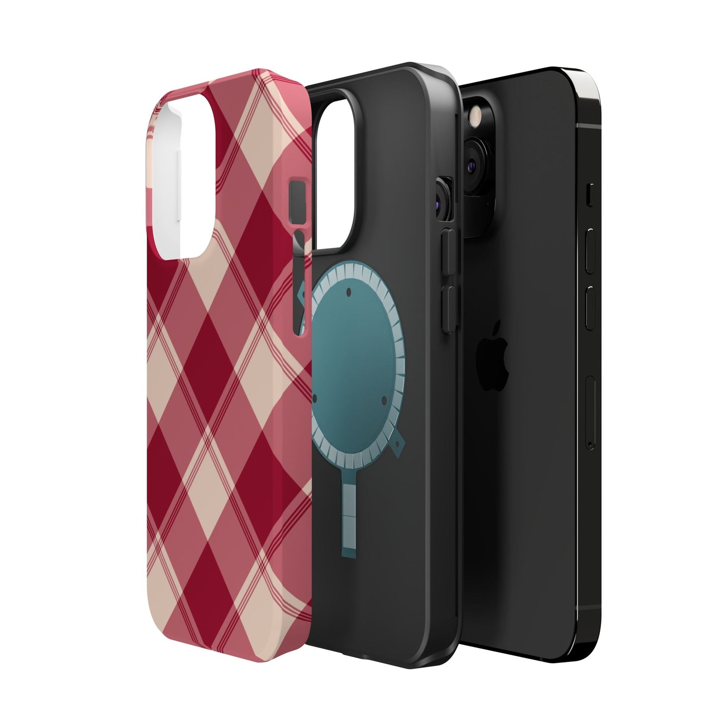 Classic Red Plaid MagSafe iPhone Case - BOGO Cases