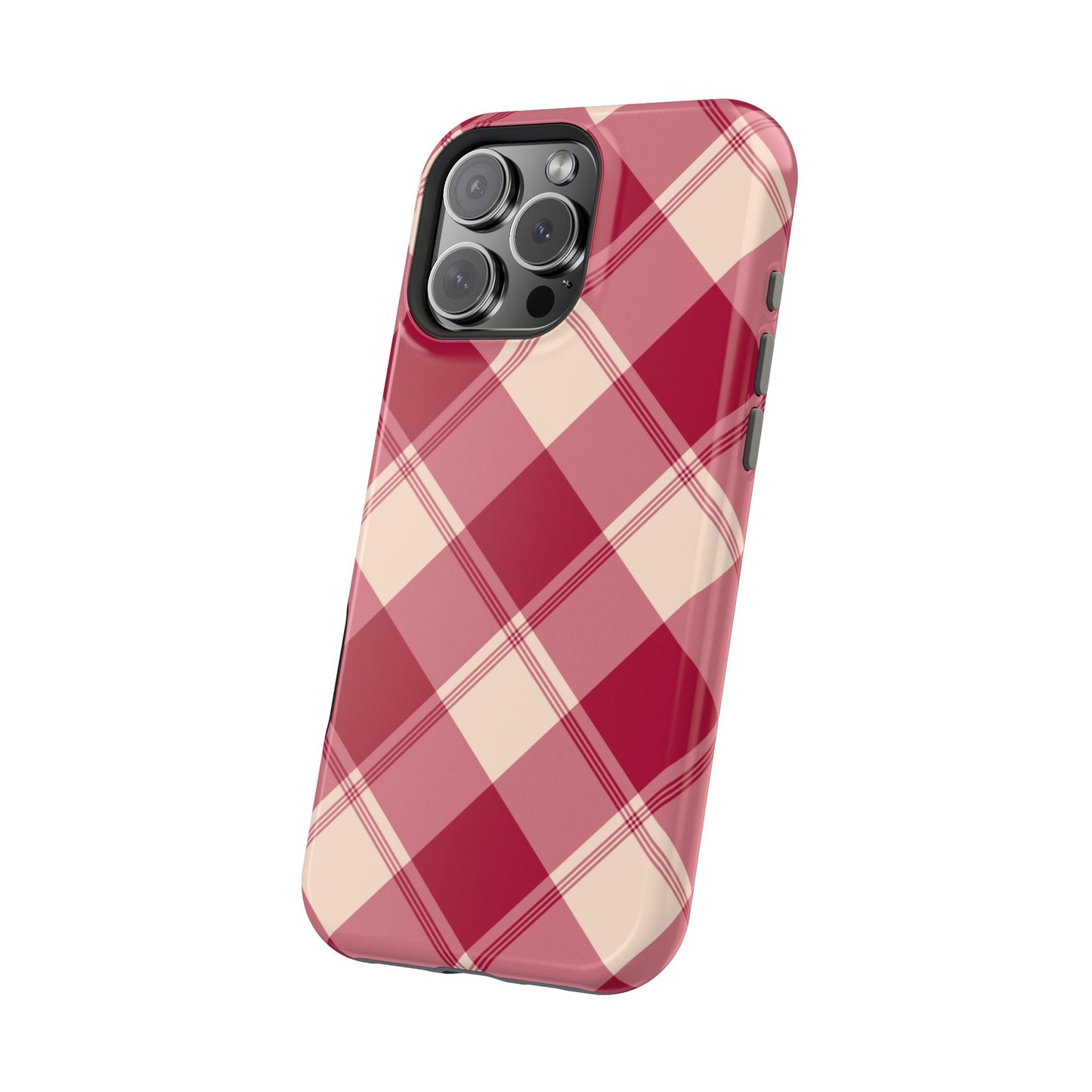 Classic Red Plaid MagSafe iPhone Case - BOGO Cases