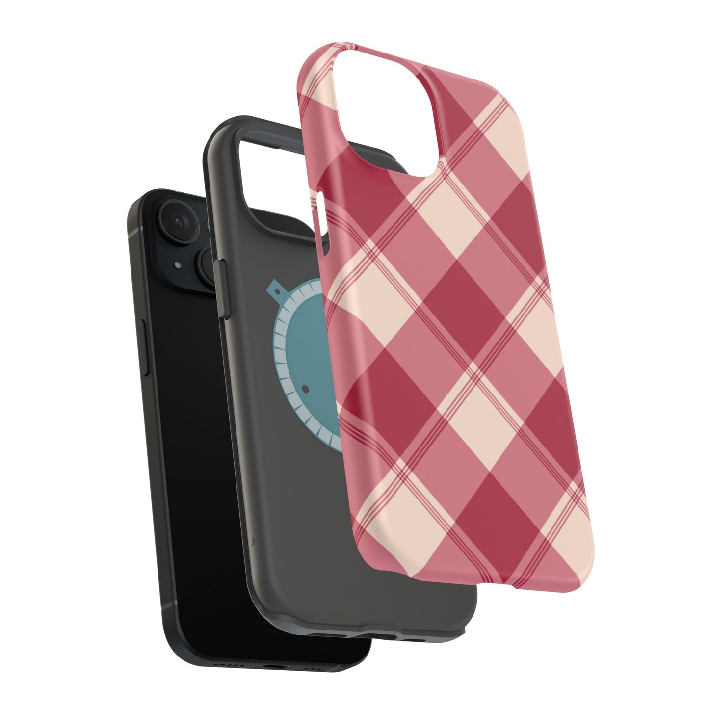 Classic Red Plaid MagSafe iPhone Case - BOGO Cases