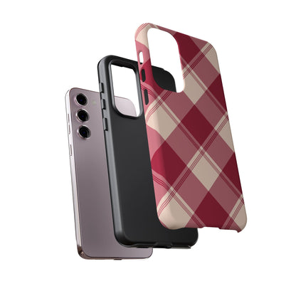 Classic Red Plaid Samsung Galaxy Case - BOGO Cases