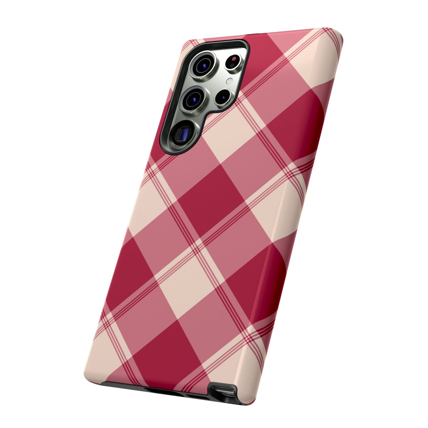 Classic Red Plaid Samsung Galaxy Case - BOGO Cases
