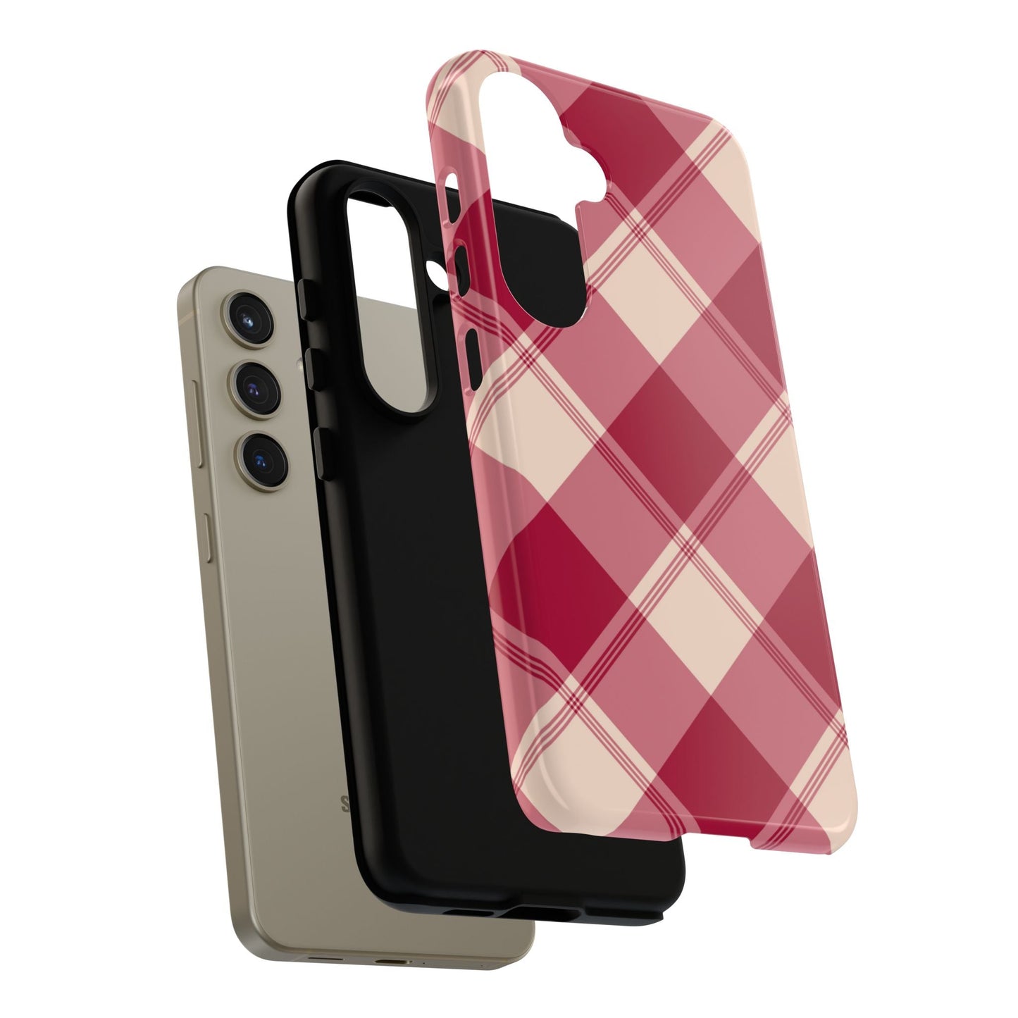 Classic Red Plaid Samsung Galaxy Case - BOGO Cases