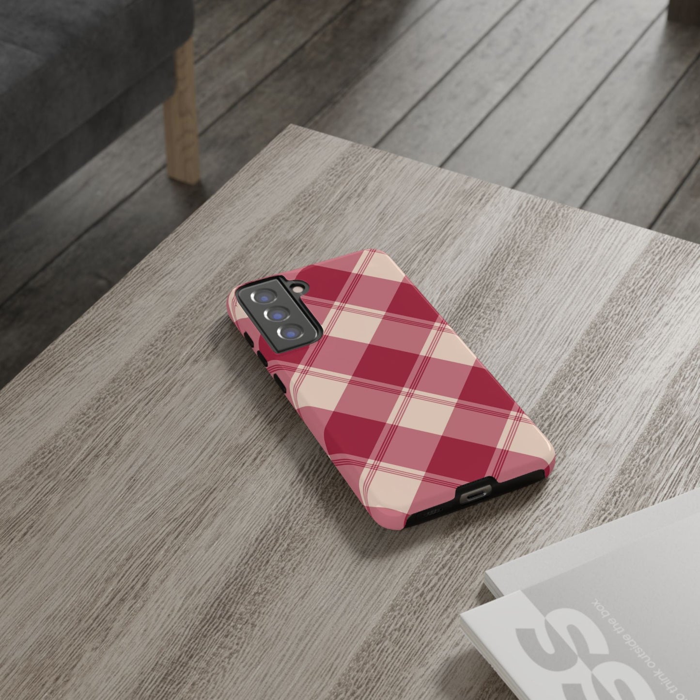 Classic Red Plaid Samsung Galaxy Case - BOGO Cases