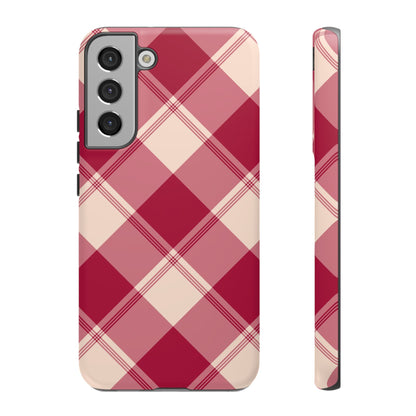 Classic Red Plaid Samsung Galaxy Case - BOGO Cases