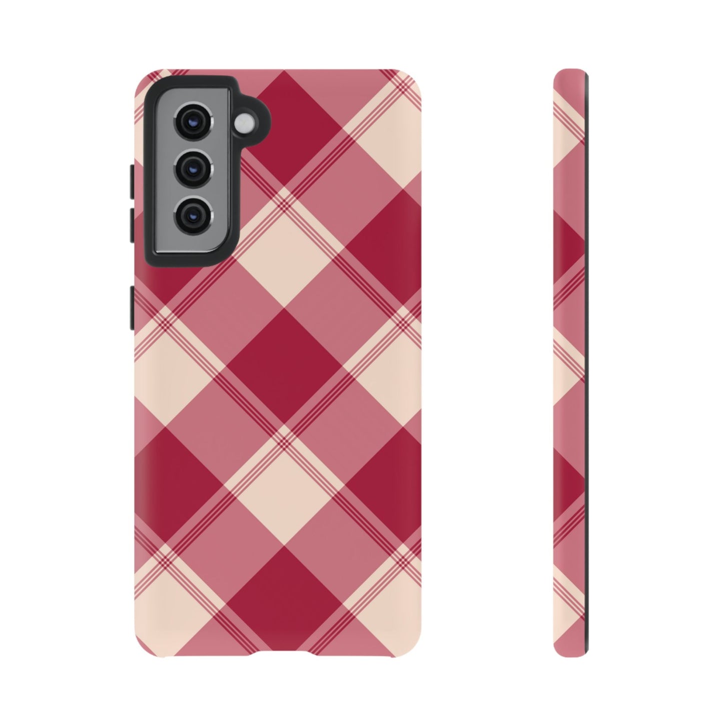 Classic Red Plaid Samsung Galaxy Case - BOGO Cases