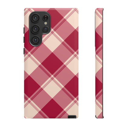 Classic Red Plaid Samsung Galaxy Case - BOGO Cases