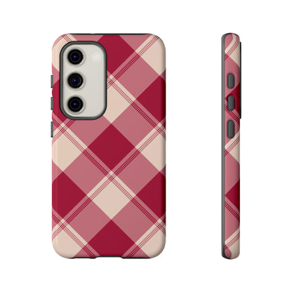 Classic Red Plaid Samsung Galaxy Case - BOGO Cases