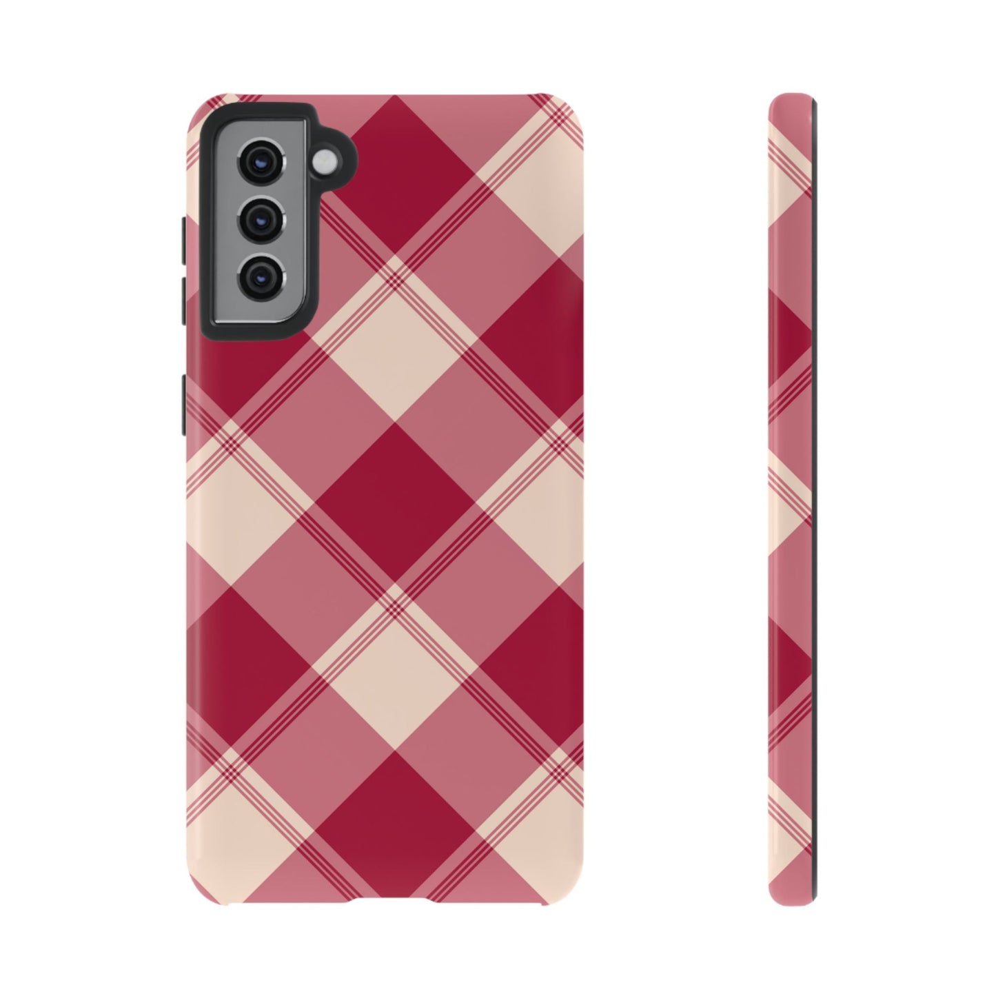 Classic Red Plaid Samsung Galaxy Case - BOGO Cases