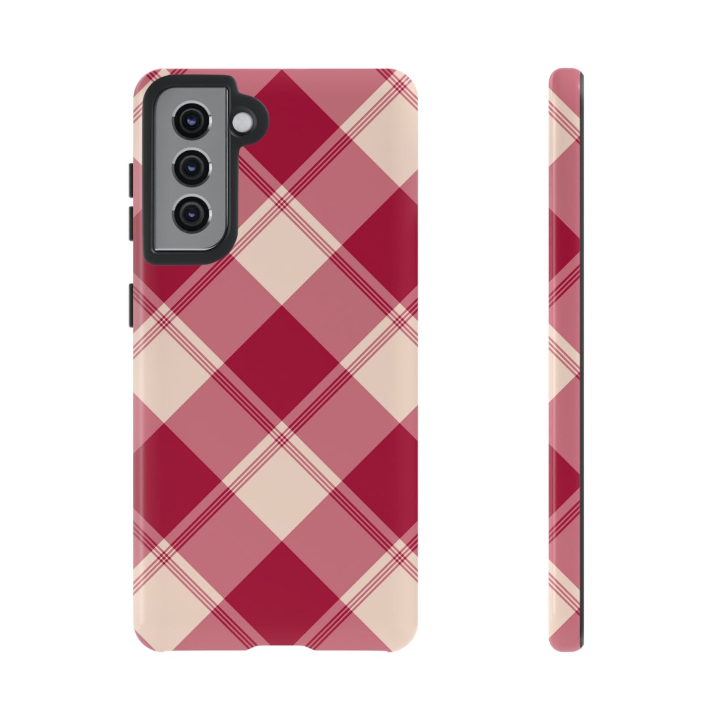 Classic Red Plaid Samsung Galaxy Case - BOGO Cases