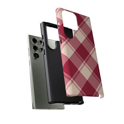 Classic Red Plaid Samsung Galaxy Case - BOGO Cases