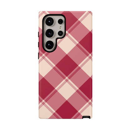 Classic Red Plaid Samsung Galaxy Case - BOGO Cases