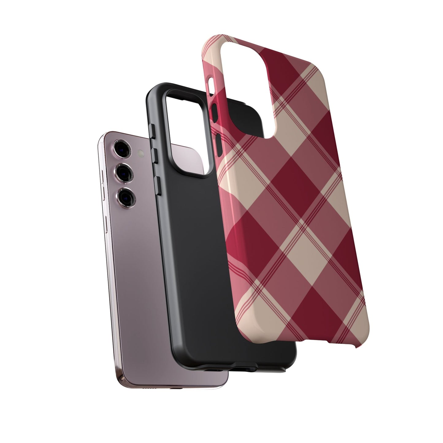 Classic Red Plaid Samsung Galaxy Case - BOGO Cases