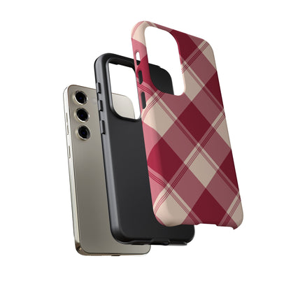 Classic Red Plaid Samsung Galaxy Case - BOGO Cases