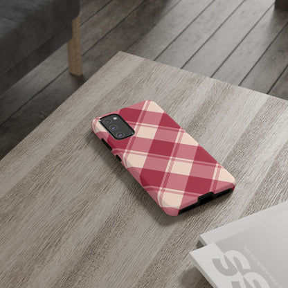 Classic Red Plaid Samsung Galaxy Case - BOGO Cases