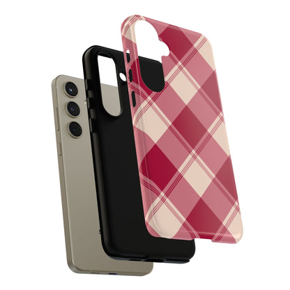 Classic Red Plaid Samsung Galaxy Case - BOGO Cases
