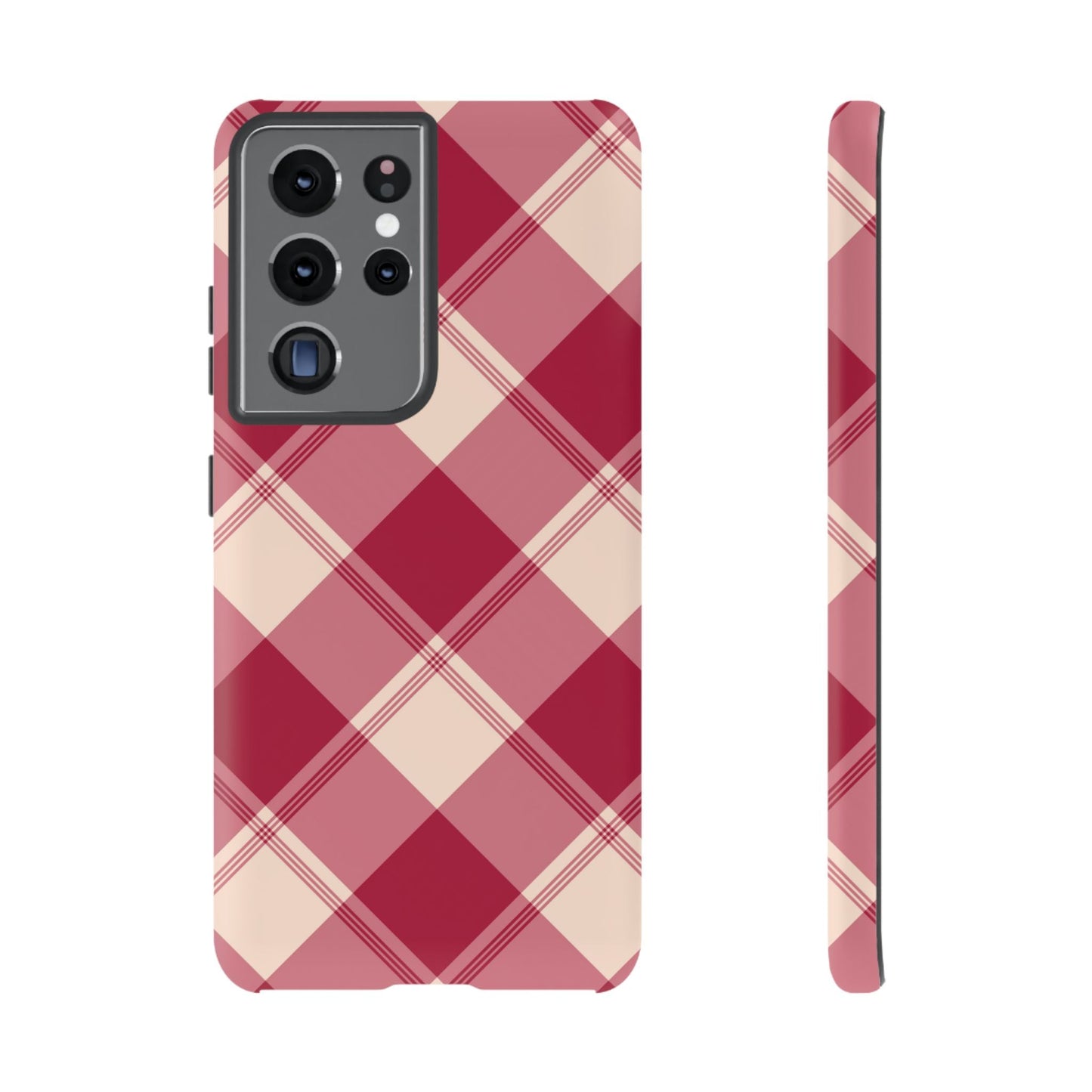 Classic Red Plaid Samsung Galaxy Case - BOGO Cases