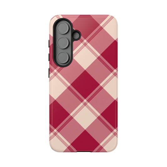 Classic Red Plaid Samsung Galaxy Case - BOGO Cases