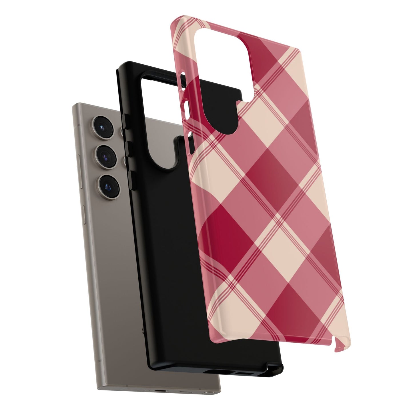 Classic Red Plaid Samsung Galaxy Case - BOGO Cases