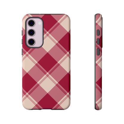 Classic Red Plaid Samsung Galaxy Case - BOGO Cases