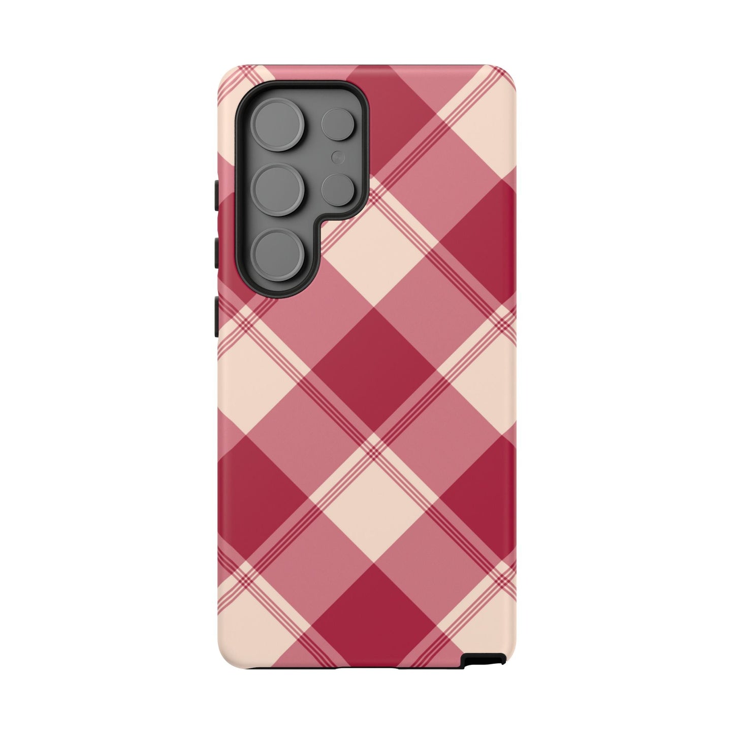 Classic Red Plaid Samsung Galaxy Case - BOGO Cases