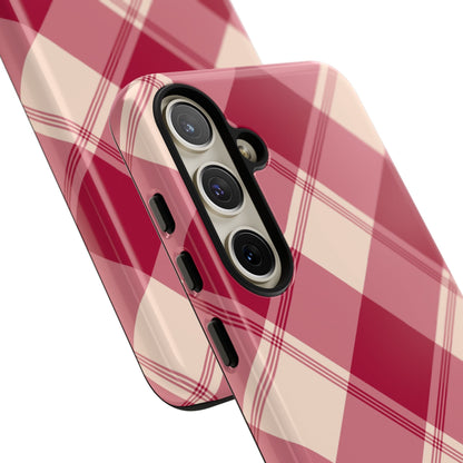 Classic Red Plaid Samsung Galaxy Case - BOGO Cases