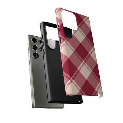 Classic Red Plaid Samsung Galaxy Case - BOGO Cases