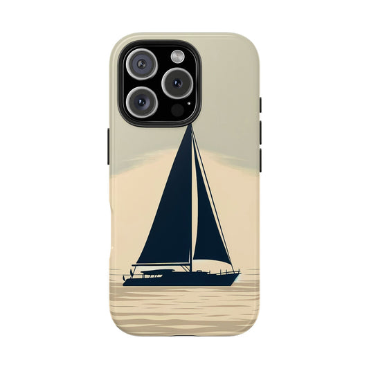 Classic Sailboat Silhouette iPhone Case - BOGO Cases