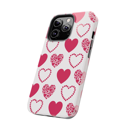Clustered Pink Hearts iPhone Case - BOGO Cases