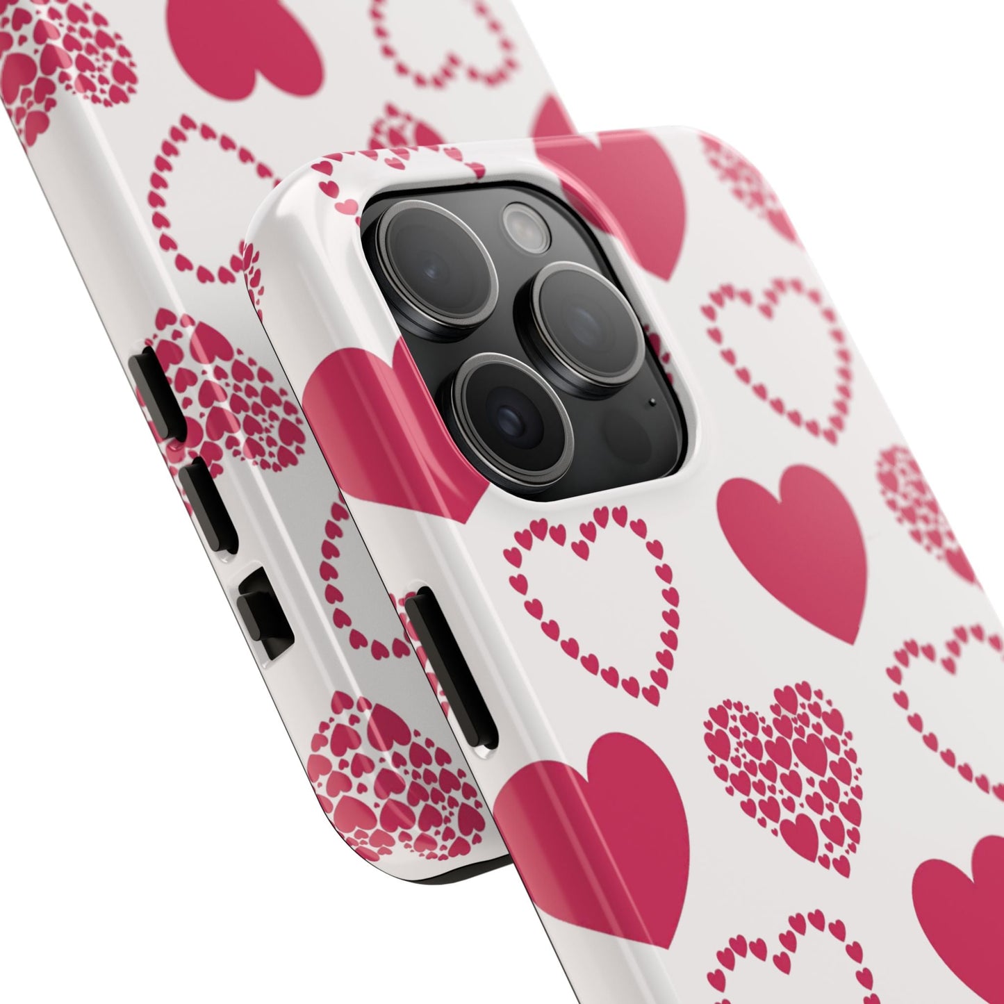 Clustered Pink Hearts iPhone Case - BOGO Cases