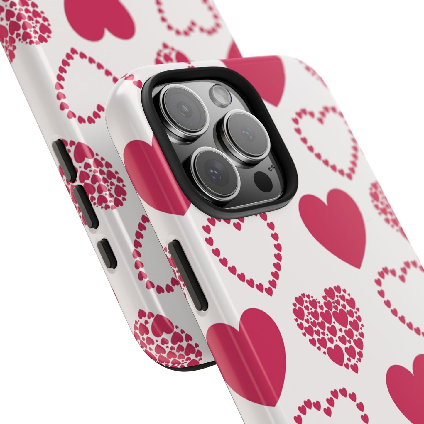 Clustered Pink Hearts iPhone Case - BOGO Cases