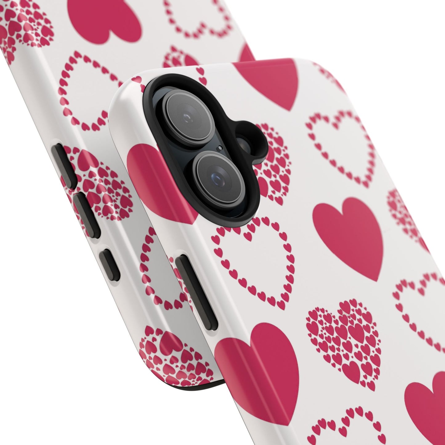 Clustered Pink Hearts iPhone Case - BOGO Cases