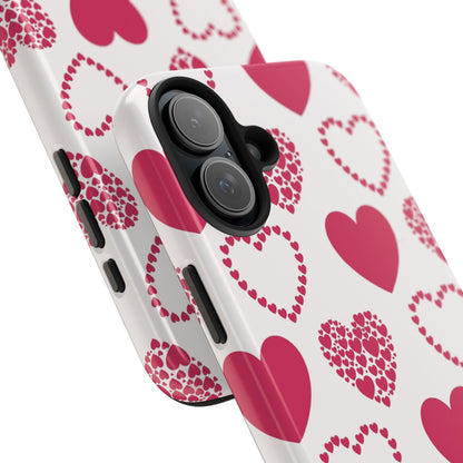Clustered Pink Hearts iPhone Case - BOGO Cases