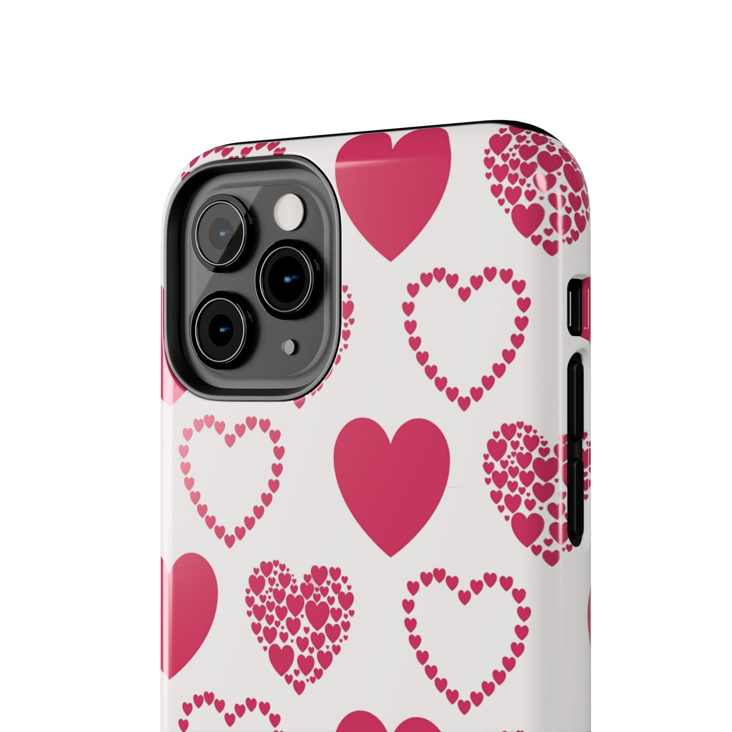Clustered Pink Hearts iPhone Case - BOGO Cases