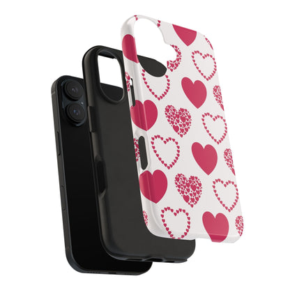Clustered Pink Hearts iPhone Case - BOGO Cases