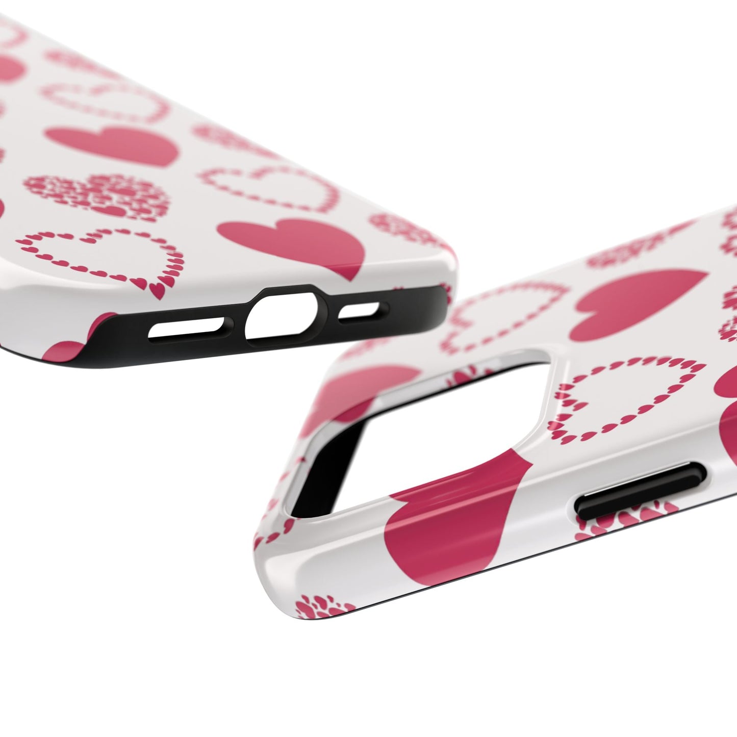 Clustered Pink Hearts iPhone Case - BOGO Cases