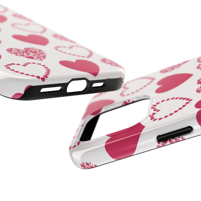 Clustered Pink Hearts iPhone Case - BOGO Cases