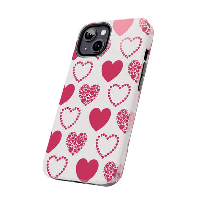 Clustered Pink Hearts iPhone Case - BOGO Cases