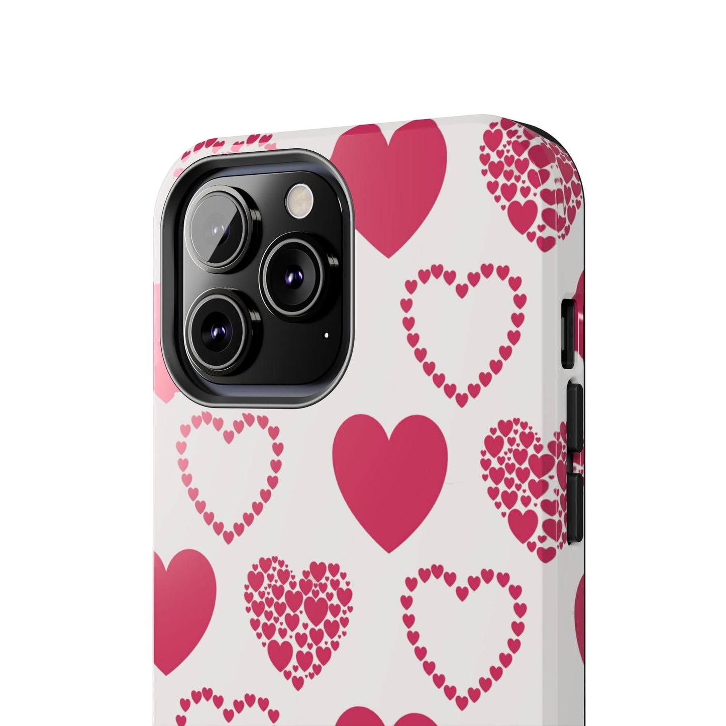Clustered Pink Hearts iPhone Case - BOGO Cases