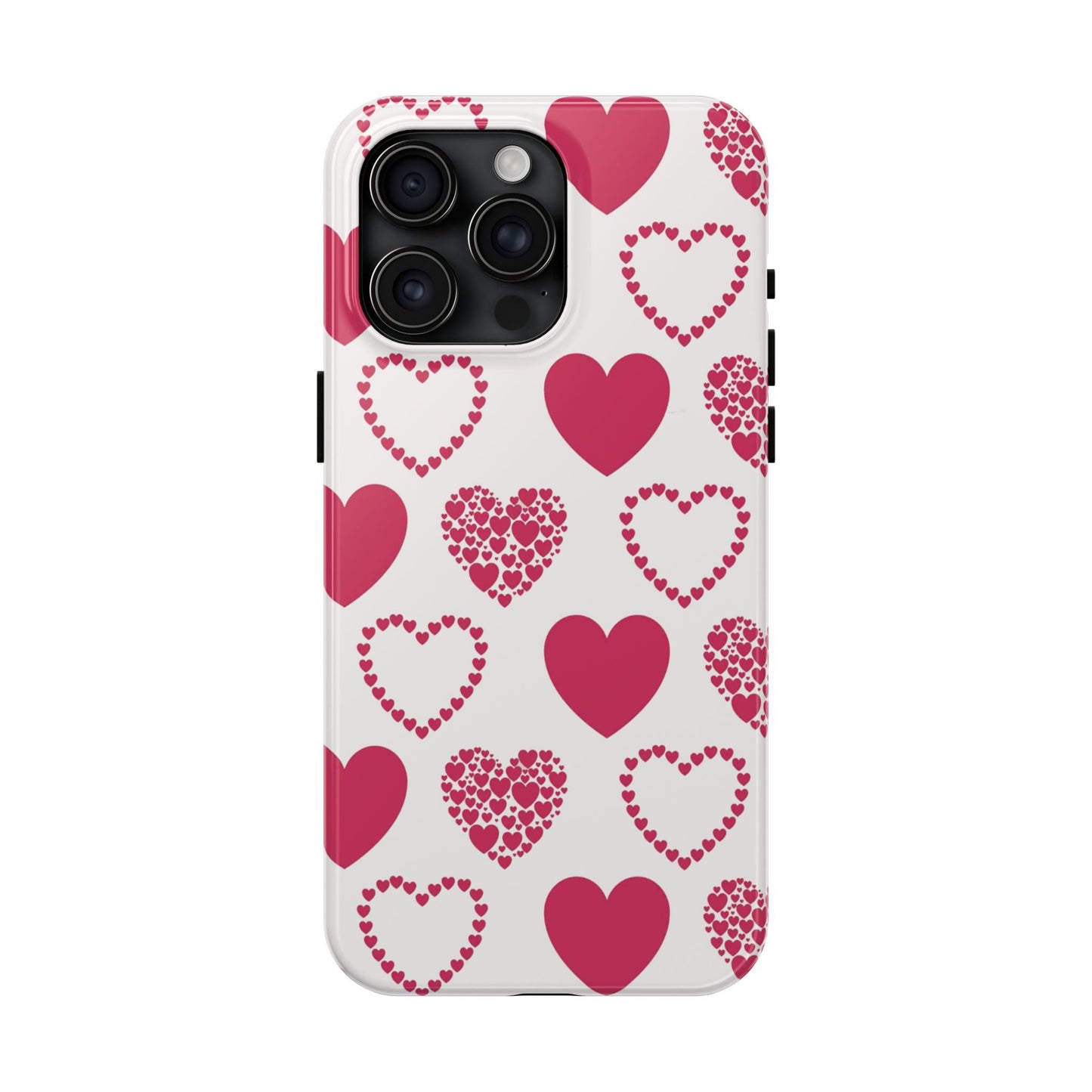 Clustered Pink Hearts iPhone Case - BOGO Cases