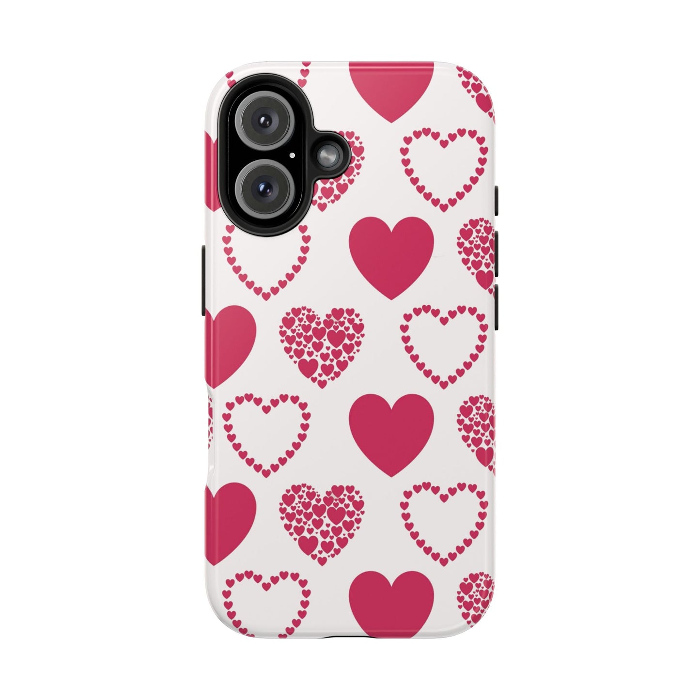 Clustered Pink Hearts iPhone Case - BOGO Cases