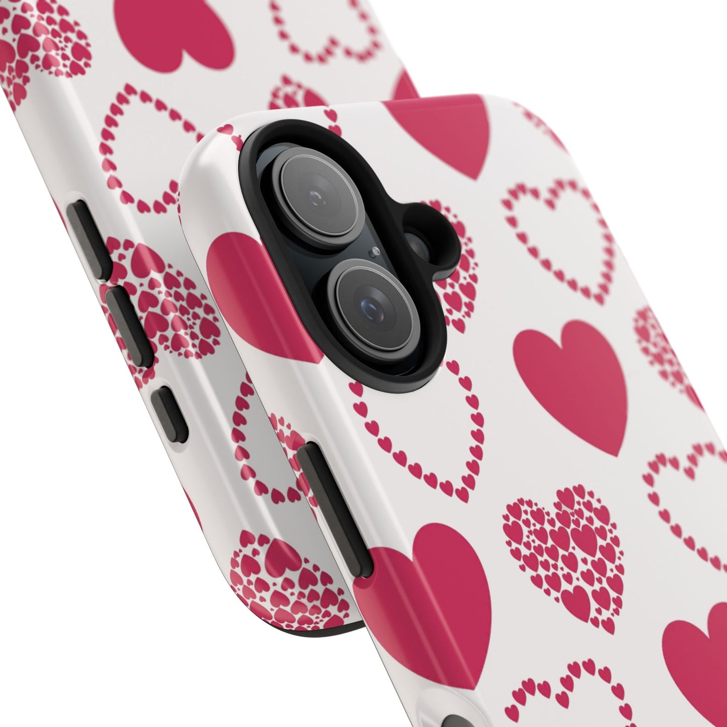 Clustered Pink Hearts iPhone Case - BOGO Cases
