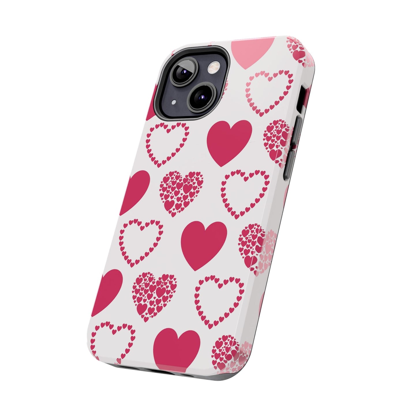 Clustered Pink Hearts iPhone Case - BOGO Cases