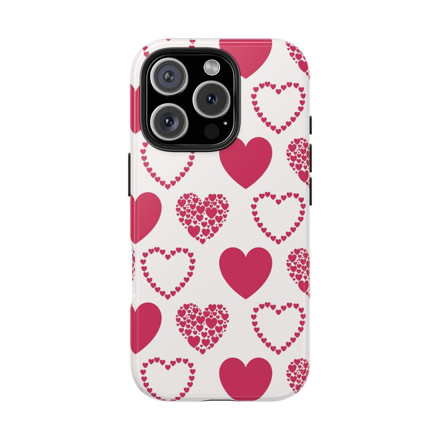 Clustered Pink Hearts iPhone Case - BOGO Cases