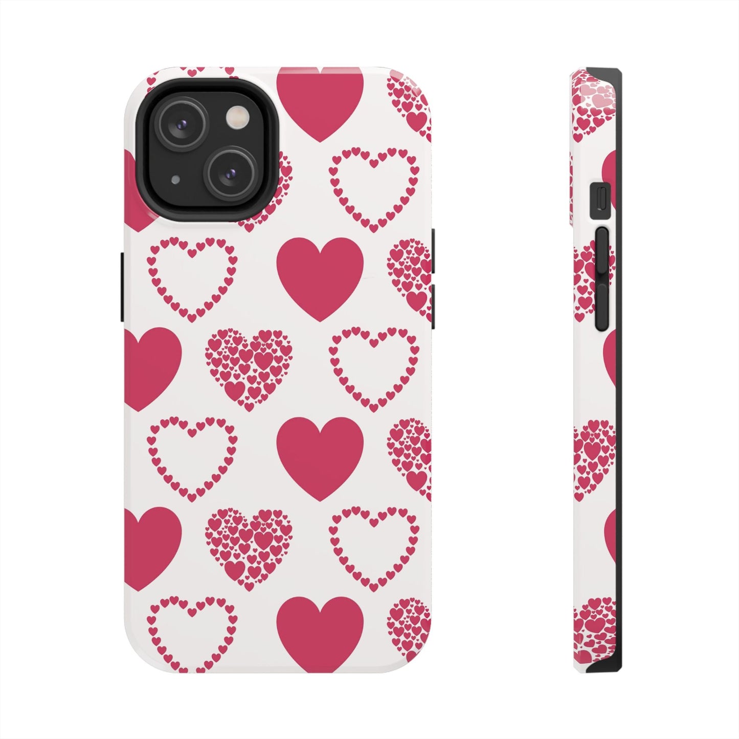 Clustered Pink Hearts iPhone Case - BOGO Cases