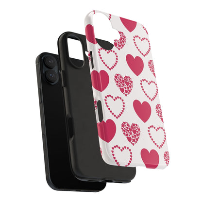 Clustered Pink Hearts iPhone Case - BOGO Cases