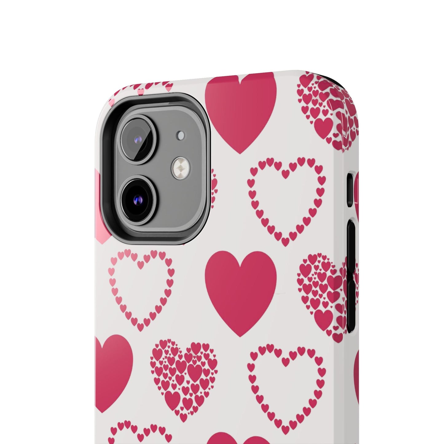 Clustered Pink Hearts iPhone Case - BOGO Cases